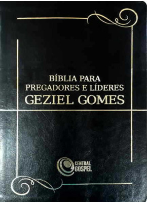 Bíblia Para Pregadores E Líderes Geziel Gomes Preta    