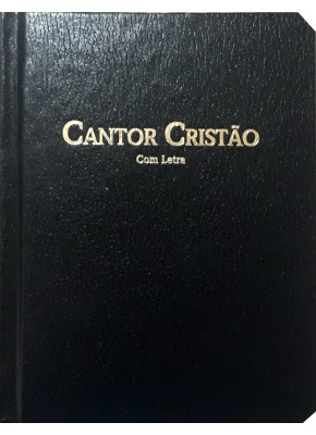 Cantor Cristão Com Letra - Pequeno Preto | Brochura