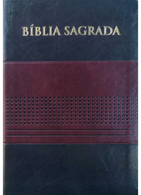 Bíblia Sagrada - NAA - Media Slim - Preto e Vinho - Editora Sbb