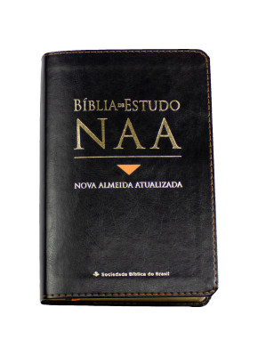 Bíblia de Estudo NAA Tamanho Portátil Preto