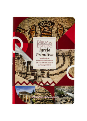 Bíblia de Estudo Igreja Primitiva capa ilustrada Editora SBB