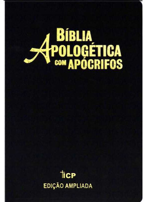 Bíblia Apologética com Apócrifos Preta     