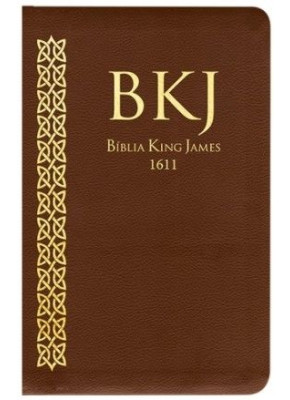 Bíblia King James 1611 Ultra Fina Marrom    