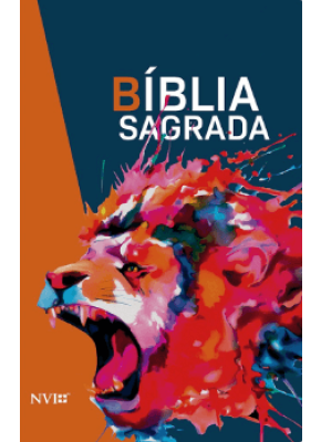 Bíblia Sagrada Nvi Nova Ortografia | Capa Semi Luxo Leão    