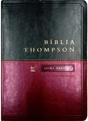 Bíblia Thompson Grande Verde e Vinho    