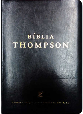 Bíblia Thompson Média Luxo Preta    