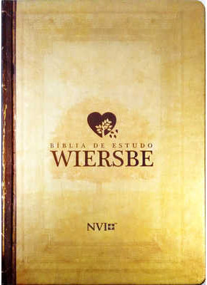 Bíblia De Estudo Wiersbe NVI Capa Dura Neutra   