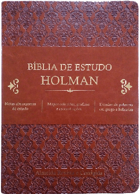 Bíblia De Estudo Holman Rc - Marrom