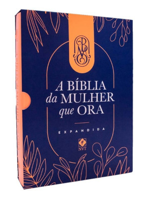 A Bíblia da Mulher Que Ora | NVT | Expandida | Salmão