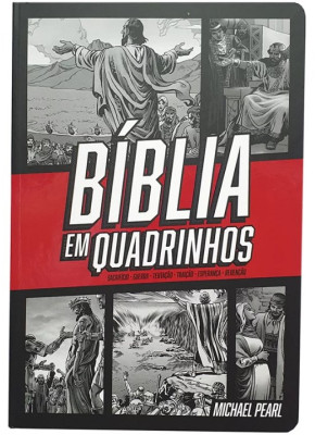 Bíblia em Quadrinhos Capa Dura Vermelha