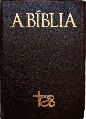 Bíblia TEB Marrom Rústico Zíper    