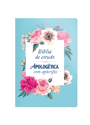 Bíblia de Estudo Apologética com Apócrifos | Florida Azul