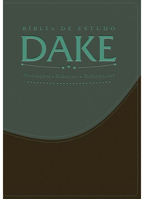 Bíblia De Estudo Dake | Verde/Preta