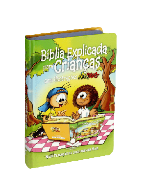 Bíblia Explicada Para Crianças Com Ilustrações Mig & Meg