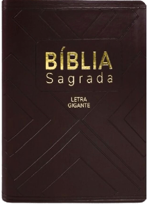 Bíblia NAA Marrom Letra Gigante | Sem Índice