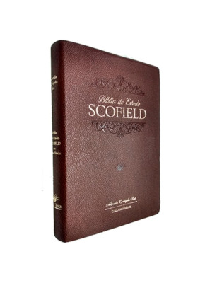 Bíblia De Estudo Scofield Capa Marrom     