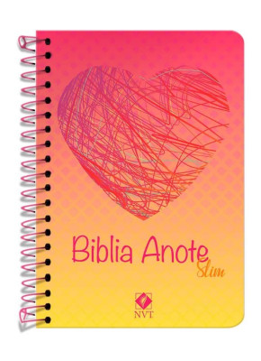 Bíblia Anote NVT Slim | Rabiscos Do Coração