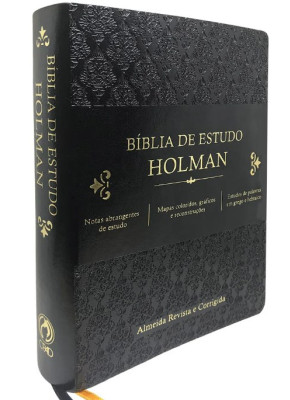 Bíblia De Estudo Holman Rc | Preta