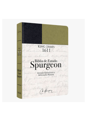 Bíblia de Estudo Spurgeon King James 1611 