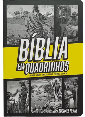 Bíblia em Quadrinhos Capa Dura Amarela