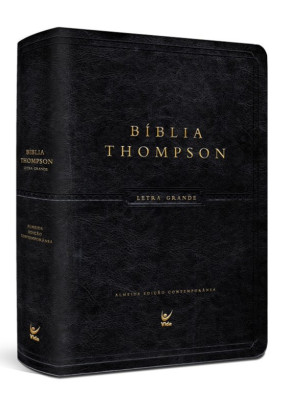 Bíblia Thompson Grande Preta Com índice   