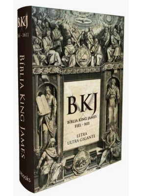 Bíblia King James Fiel De 1611 Letra Gigante Capa Dura    