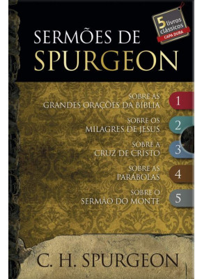 Box Sermões de Spurgeon | 5 Livros