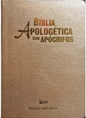 Bíblia De Estudo Apologética Com Apócrifos Champagne