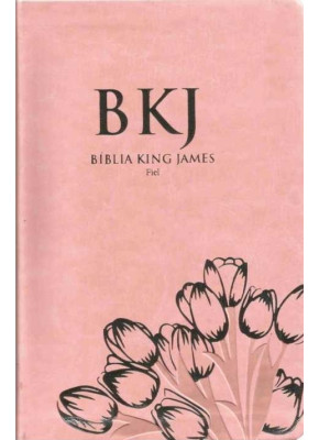 Bíblia King James Fiel De 1611 Media Rosa    