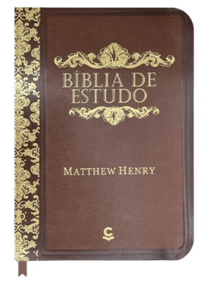 Bíblia De Estudo Matthew Henry Marrom 
