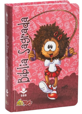 Bíblia Sagrada Mig & Meg Capa Dura Rosa