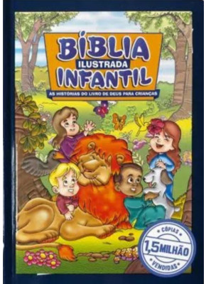 Bíblia Ilustrada Infantil Azul