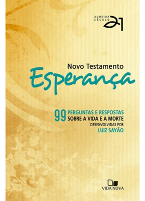 Novo Testamento Esperança A21 - capa laranja