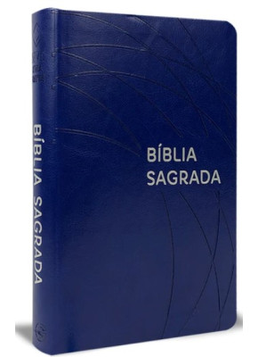 Bíblia Sagrada NVT Letra Grande Luxo Azul Royal 