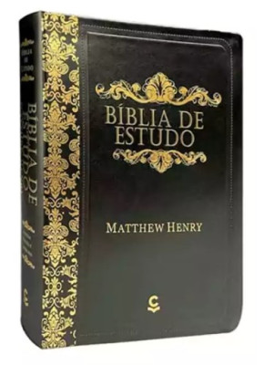Bíblia De Estudo Matthew Henry Preto