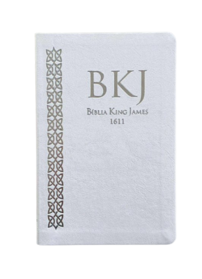 Bíblia King James 1611 Ultra Fina Slim Branca