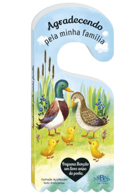 Peq. Benção Livro Aviso de Porta Agradecendo Pela Minha Família