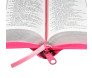 Bíblia Sagrada RA Ziper Letra Gigante Media Pink