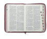 Bíblia Sagrada NVI Media Com Zíper Rosa