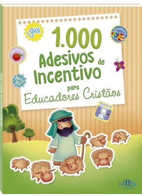 1000 Adesivos de Incentivo Para Educadores Cristãos