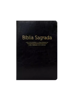 Bíblia Sagrada RC Letra Extra Gigante Capa Preta Com Dicionário E Concordância