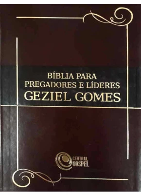 Bíblia Para Pregadores E Líderes Geziel Gomes Marrom    