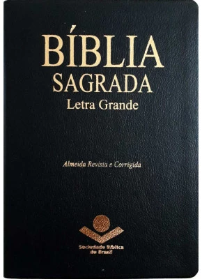 Bíblia Sagrada RC Letra Grande Preta Média com índice 