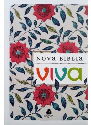 Nova Bíblia Viva Floral Rosa     