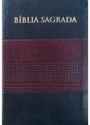 Bíblia Sagrada - NAA - Media Slim - Preto e Vinho - Editora Sbb