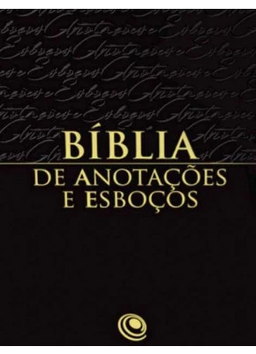 Bíblia De Anotações E Esboços      