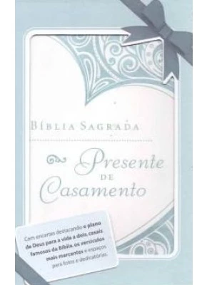 Bíblia Sagrada Presente De Casamento NTLH Prata    