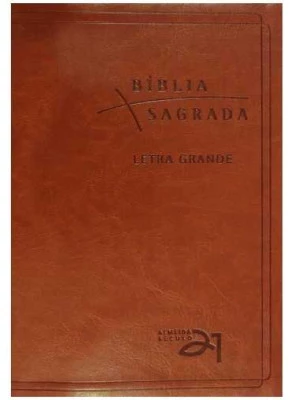Bíblia Almeida Século 21 Letra Grande Marrom   
