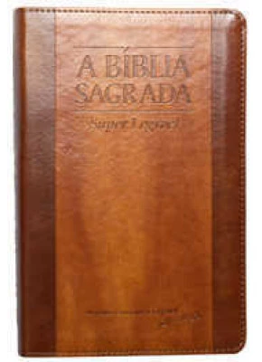 Bíblia Sagrada ACF Super Legível Chocolate e Havana   