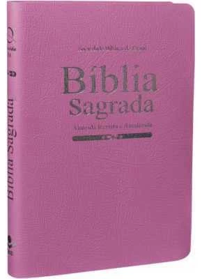 Bíblia Sagrada RA Rosa Ultra Fina   